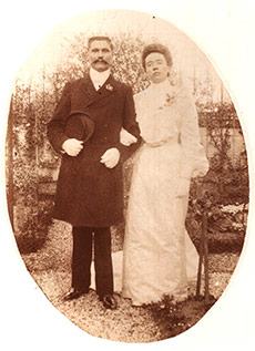 Mariage de Léon HESS et de Louise CHEMOLLE